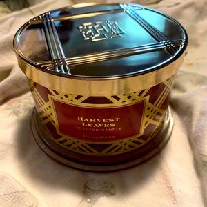 Harvest Leaves 4 Wick candle (Rare) Harry Slatkin